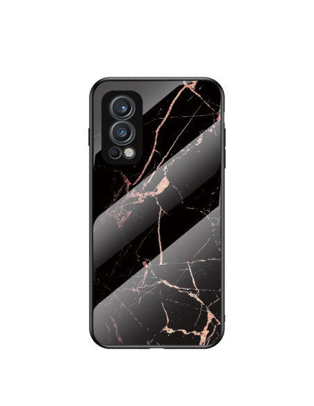 OnePlus Nord 2 5G Marmorskal 9H Härdat Glas Baksida Glassback V2