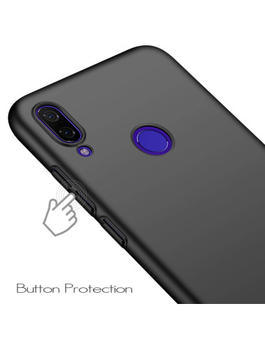 Redmi Note 7 Ultratunt Mattsvart Skal Basic V2