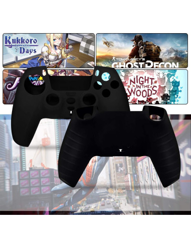 Stöttåligt Silikon Skal för Playstation 5 Kontroll (PS5)