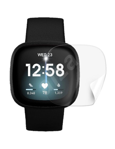 3-PACK Fitbit Versa 3 / Sense Premium Skärmskydd CrystalClear