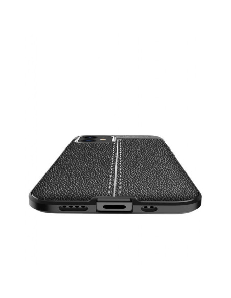 iPhone 13 Mini Stöttåligt &amp; Stötdämpande Skal LeatherBack