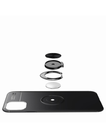 iPhone 13 Mini Praktisk Stöttåligt Skal med Ringhållare V3