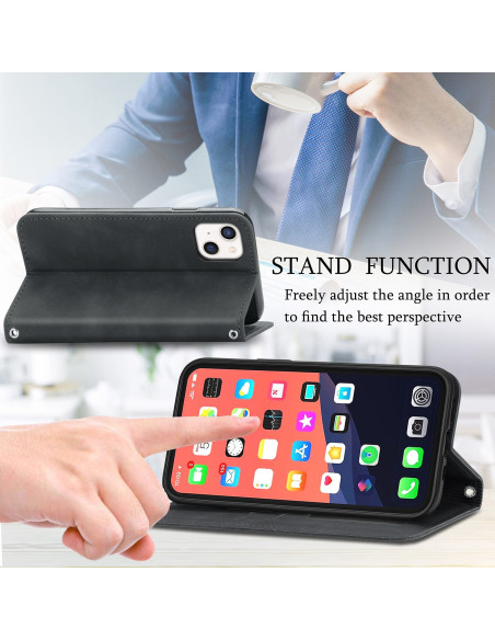 iPhone 13 Pro Flipfodral Kortfack Mocka
