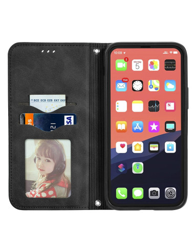 iPhone 13 Pro Flipfodral Kortfack Mocka