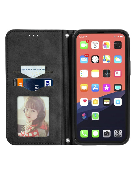 iPhone 13 Pro Flipfodral Kortfack Mocka