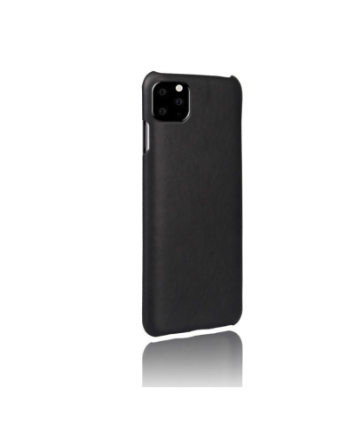 Svart vintage retro skal för iPhone 13 Pro Max, visat från sidan med slät yta