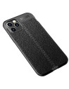 iPhone 13 Pro Stöttåligt &amp; Stötdämpande Skal LeatherBack