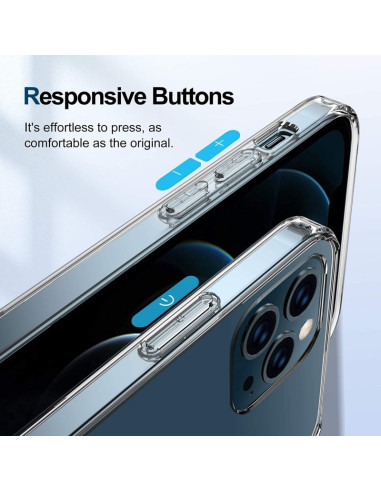 iPhone 13 Pro Transparent Stötdämpande Skal MagSafe-Kompatibelt