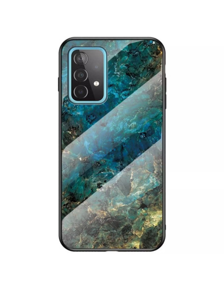 Samsung A52 / A52s 4G / 5G Marmorskal 9H Härdat Glas Baksida Glassback V2
