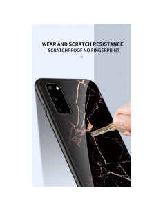 Samsung A52 / A52s 4G / 5G Marmorskal 9H Härdat Glas Baksida Glassback V2