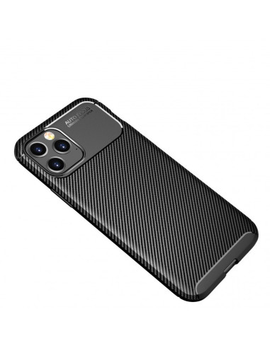 FullCarbon V4-skal för iPhone 13 Pro Max, sett snett bakifrån med fokus på kamerautskärning