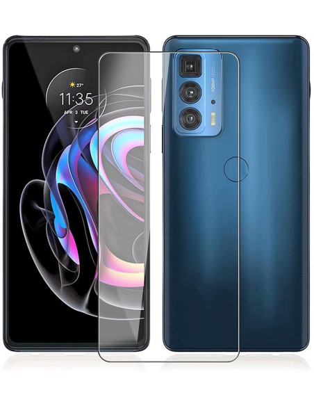 3-PACK Motorola Edge 20 Pro Premium Skärmskydd CrystalClear