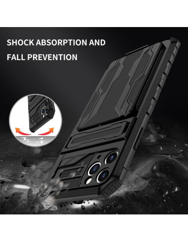 iPhone 11 Pro Max Stöttåligt Skal Kickstand &amp; Kortfack ThinArmor V3