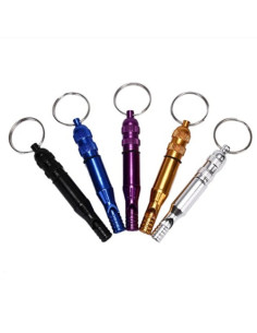 4-PACK Nöd Visselpipa Camping