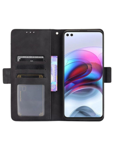 Motorola Moto G100 Plånboksfodral PU-Läder 6-FACK Winston V3