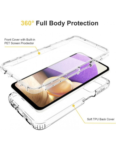 360° Heltäckande &amp; Stötdämpande Skal Samsung A20E