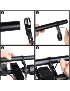 Förlängningsfäste Cykelhandtag i Aluminium