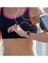 Apple Watch 42/44/45mm Stöttåligt &amp; Genomskinligt Armband