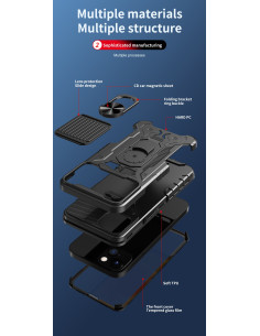 iPhone 11 Heltäckande Premium 3D Skal ThreeSixty CamShield