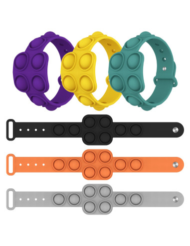 2-PACK POP-IT Fidget Klocka
