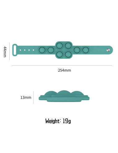 2-PACK POP-IT Fidget Klocka