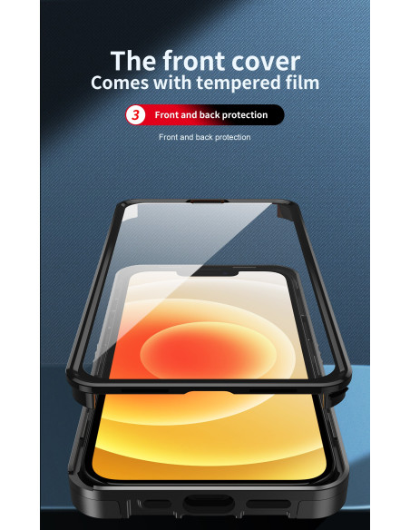 iPhone XS Max Heltäckande Premium 3D Skal ThreeSixty CamShield