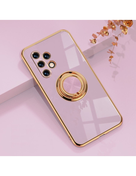 Samsung A32 5G skal i elegant design med ringhållare, sett bakifrån