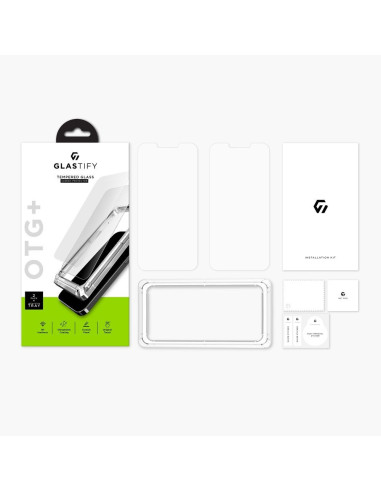 2-PACK iPhone 13 Pro Max Härdat glas 0.26mm 2.5D 9H Med Installations Ram