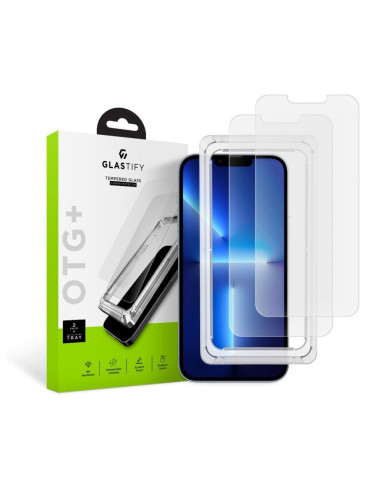 2-PACK iPhone 13 Pro Max Härdat glas 0.26mm 2.5D 9H Med Installations Ram