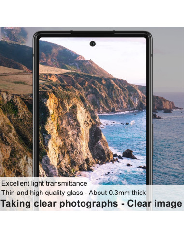 Översikt av linsskydd för Google Pixel 6, med fokus på dess tunna design och ljusgenomsläpp
