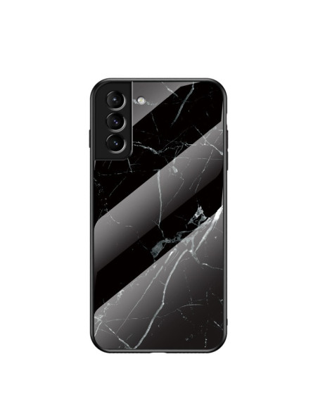 Samsung S22 Marmorskal 9H Härdat Glas Baksida Glassback V2
