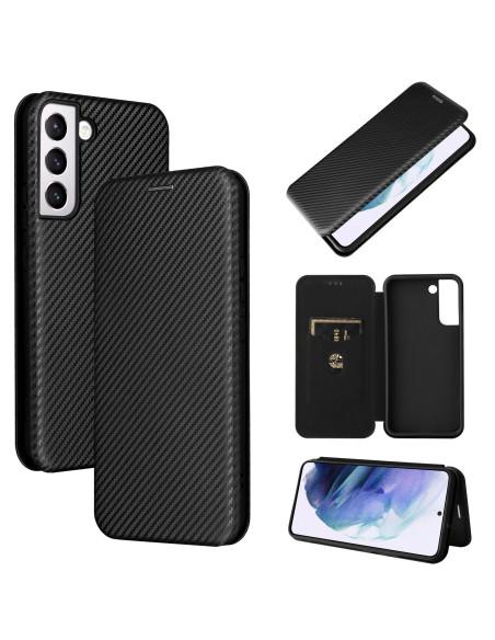 Samsung S22 Plus Flipfodral Kortfack CarbonDreams