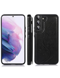 Samsung S22 Plus Stöttåligt Skal Korthållare 3-FACK Flippr V2 Svart