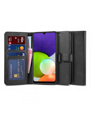 Plånboksfodral för Samsung A22 5G med öppet lock och kortfack