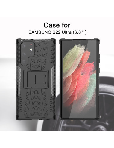 Samsung S22 Ultra Stöttåligt Skal med Stöd Active