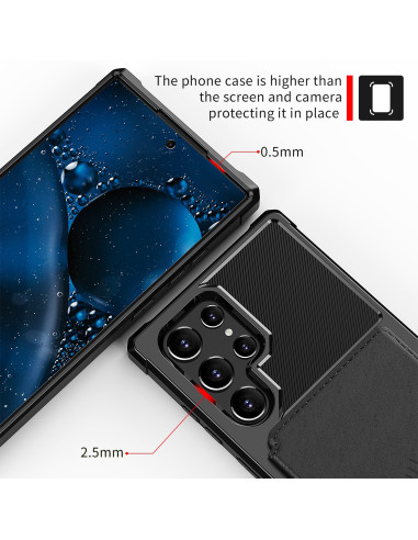 Samsung S22 Ultra Stöttåligt Premium Skal 4-FACK Solid V3