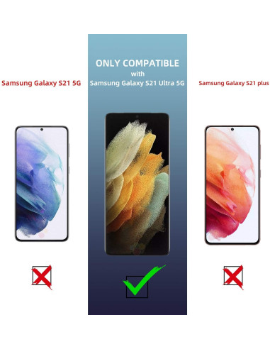 Samsung S22 Ultra Privacy Härdat glas 0.26mm 3D 9H