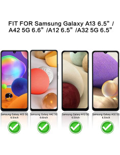2-PACK Samsung A13 5G / A04s Privacy Härdat glas 0.26mm 2.5D 9H 2