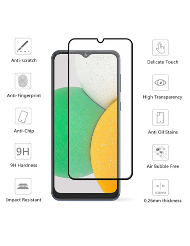 2-PACK Samsung A13 5G / A04s Härdat Glas 0.26mm 9H Fullframe