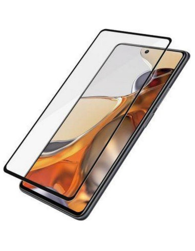 Härdat glas för Xiaomi Mi 11T / 11T Pro, monterat på telefon med transparent design