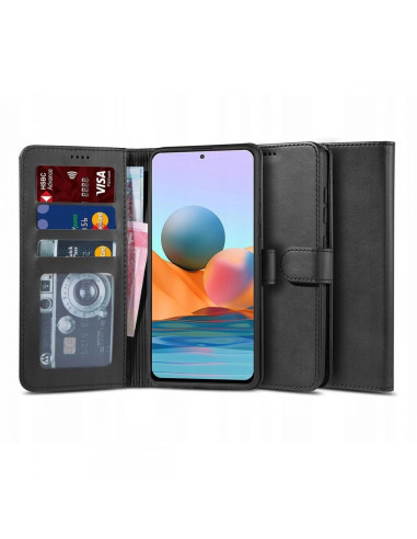 Öppet plånboksfodral i konstläder med plats för kreditkort och Xiaomi Mi 11T/11T Pro