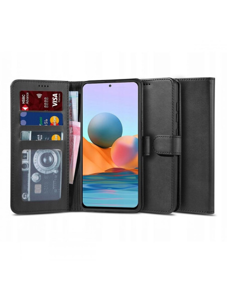 Öppet plånboksfodral i konstläder med plats för kreditkort och Xiaomi Mi 11T/11T Pro