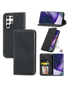 Samsung Galaxy S22 Ultra Flipfodral Kortfack Mocka