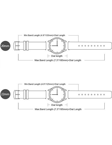 Brunt klockarmband i PU-läder med spänne, sett från sidan med detaljerad söm