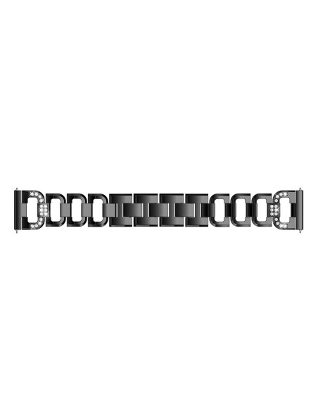 Universal Exklusivt Klockarmband med Strass - 20mm