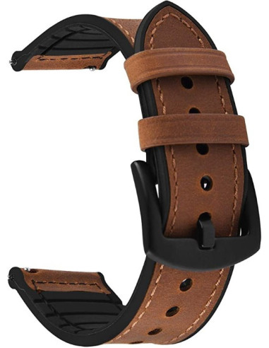 Univeral Premium Klockarmband PU-Läder - 22mm