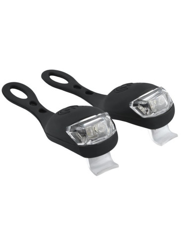 2-PACK Vattentät LED Ljus för Cykel / Barnvagn