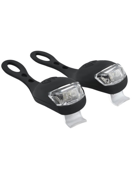 2-PACK Vattentät LED Ljus för Cykel / Barnvagn
