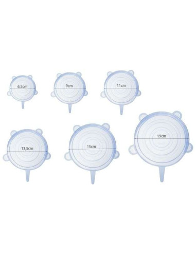 6-PACK Silikon Överdrag