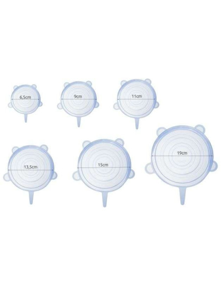 6-PACK Silikon Överdrag